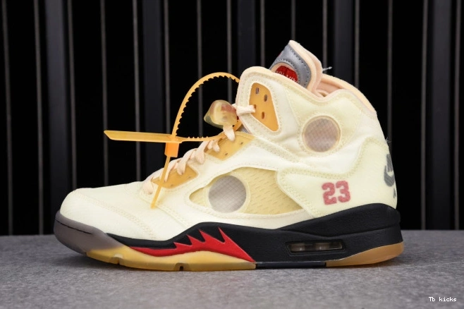 Reps TBK DH8565-100 OFF-WHITE Sail Jordan 5 Retro 0725